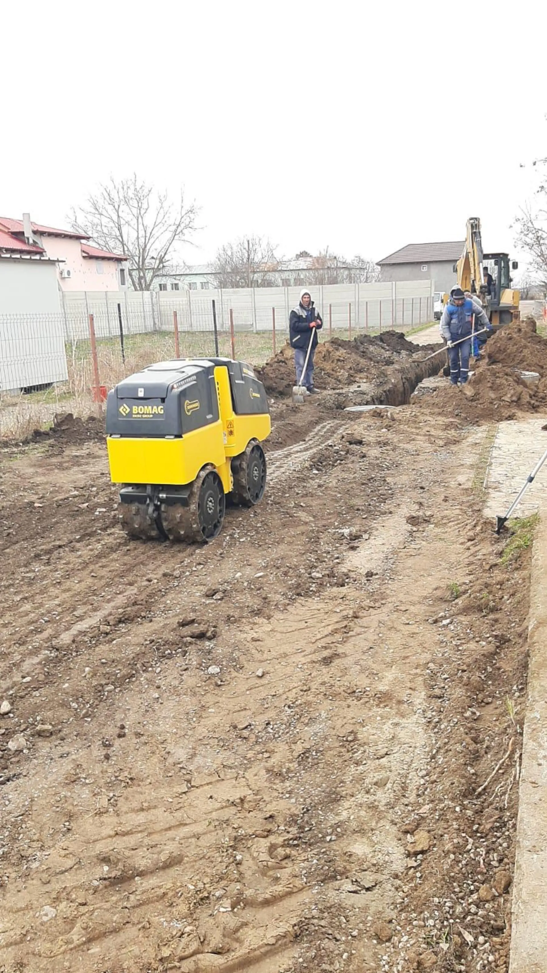 Größeres Erdarbeiten-Projekt mit BOMAG – Alin & Neli